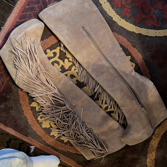 MADDEN SUEDE OTK BOOTS SZ 9 - Picture 2 of 8